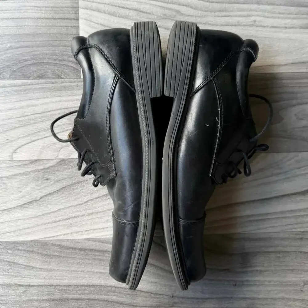 Croft & Barrow Langley Black Leather Oxford Dress Shoes